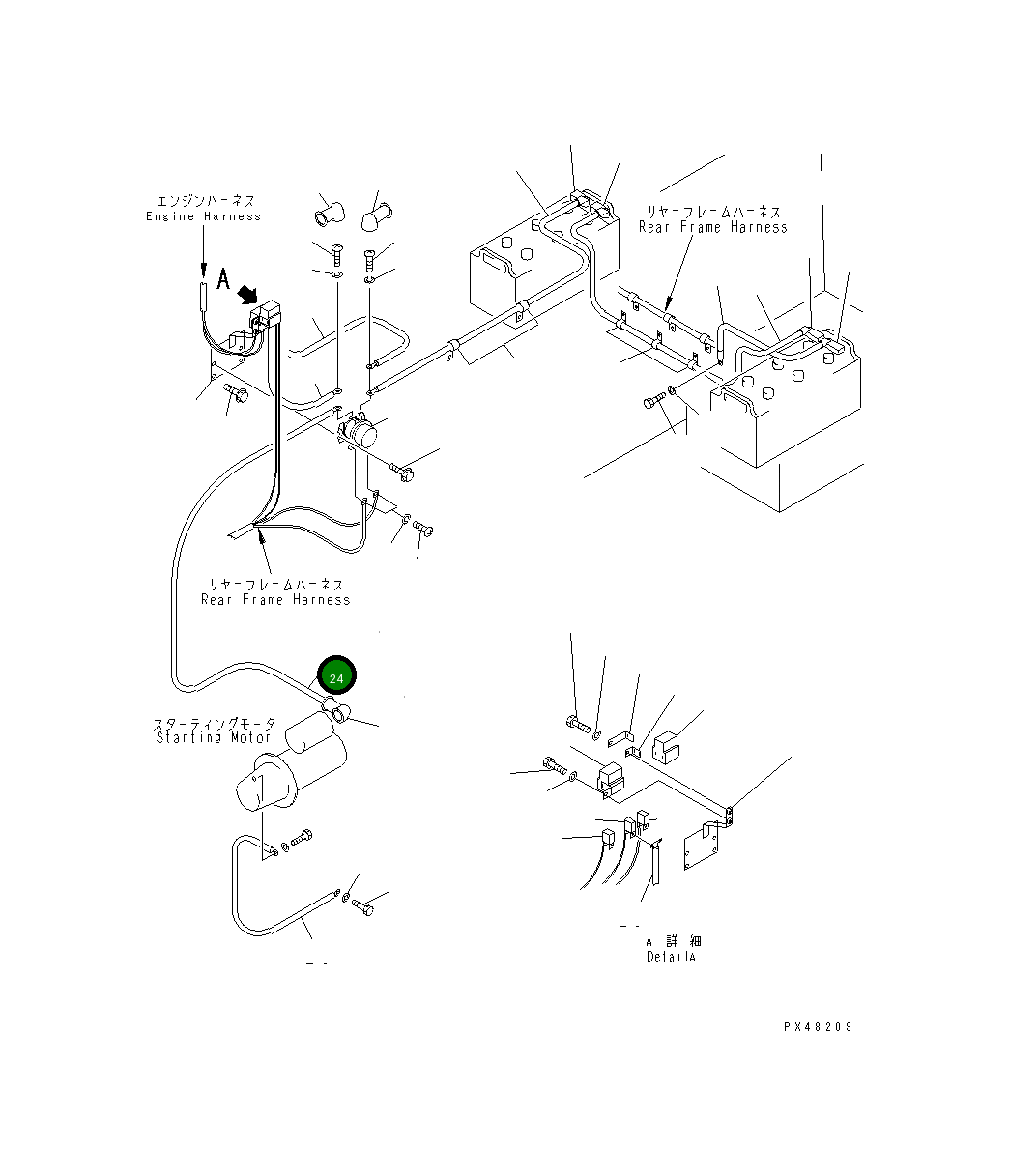 Провод 419-06-22230 Komatsu