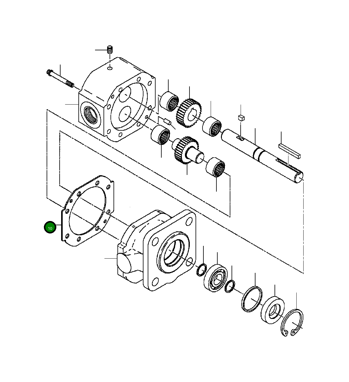 Прокладка 1433 234 H1 Komatsu
