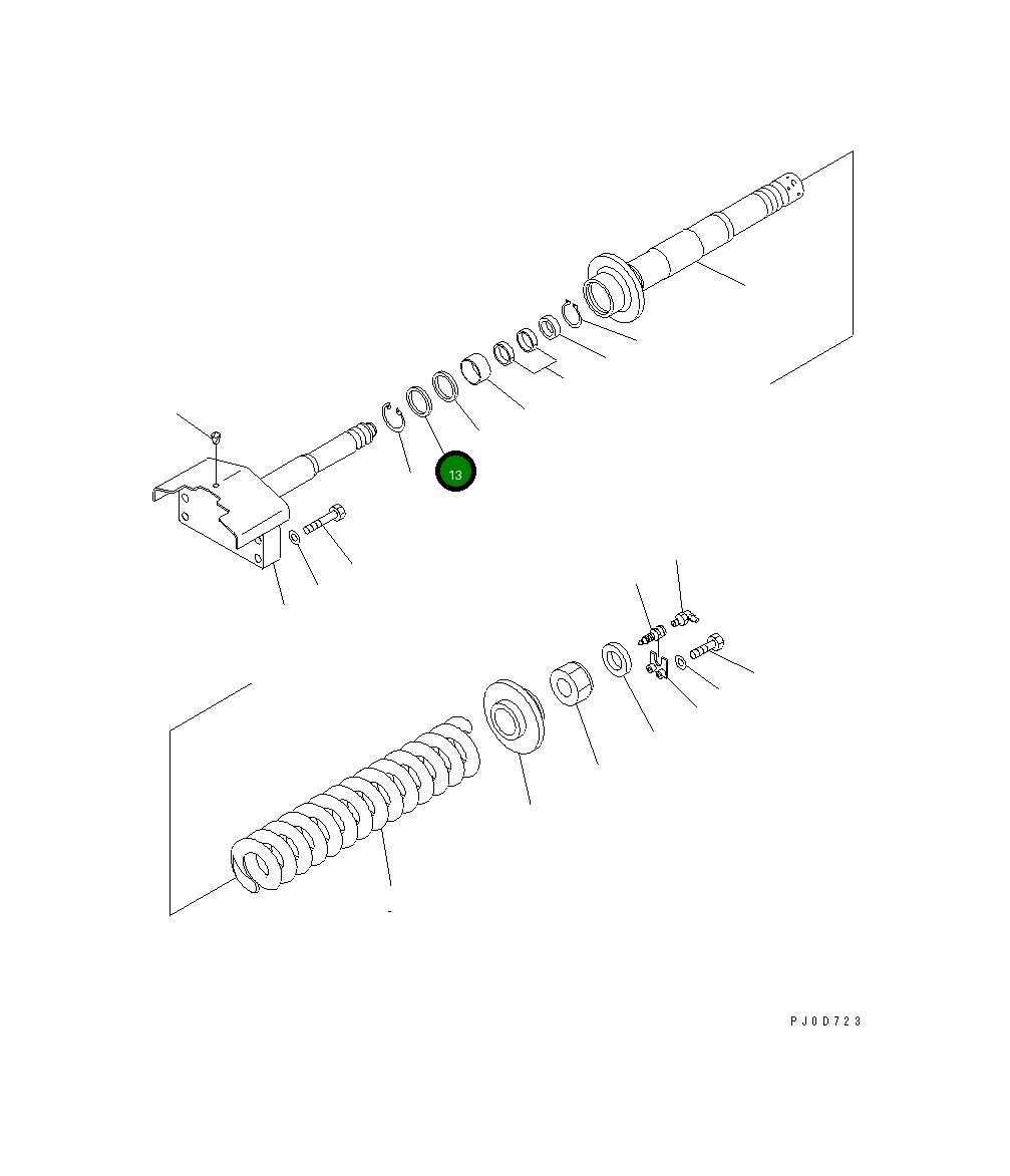 Проставка 11Y-30-14380 Komatsu