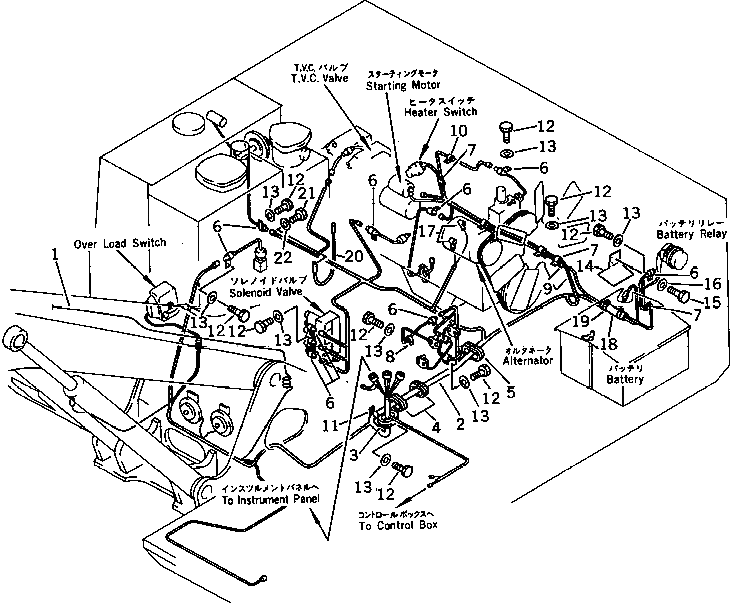 Провод 21K-06-21120 Komatsu
