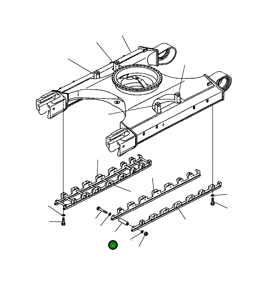 Проставка 150-30-1553 Komatsu