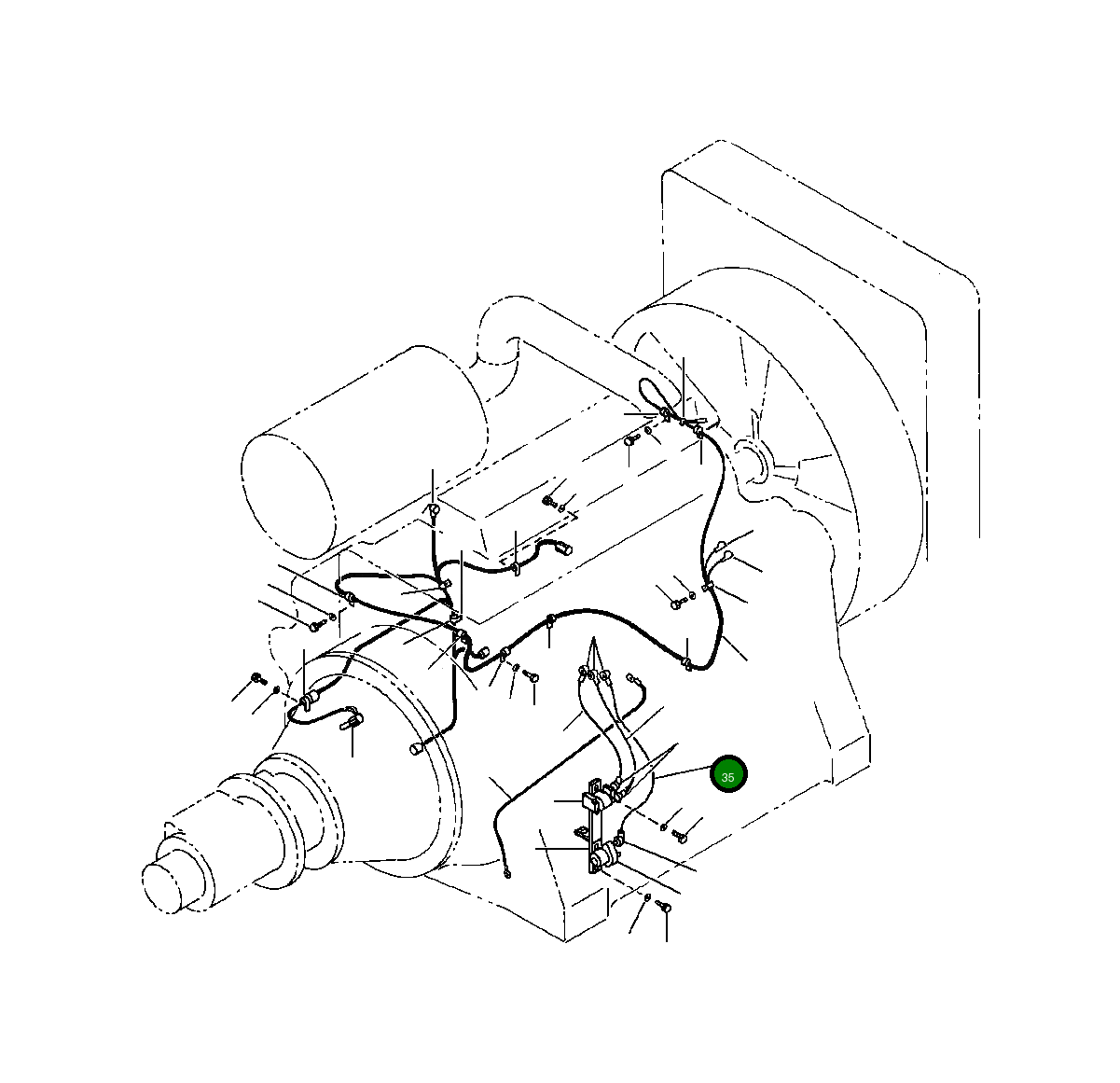 Провод 207-06-A8210 Komatsu
