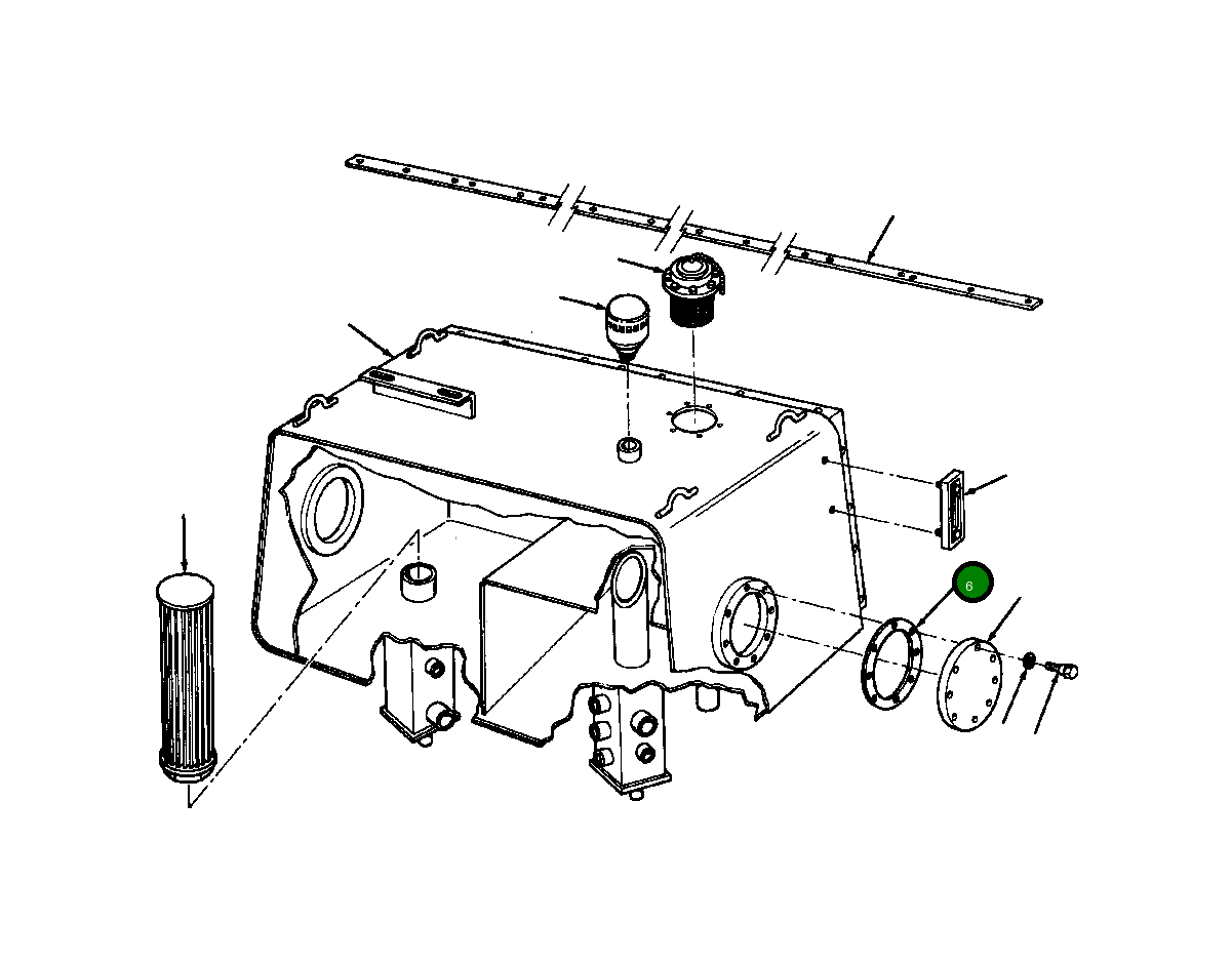 Прокладка 128 672 Komatsu