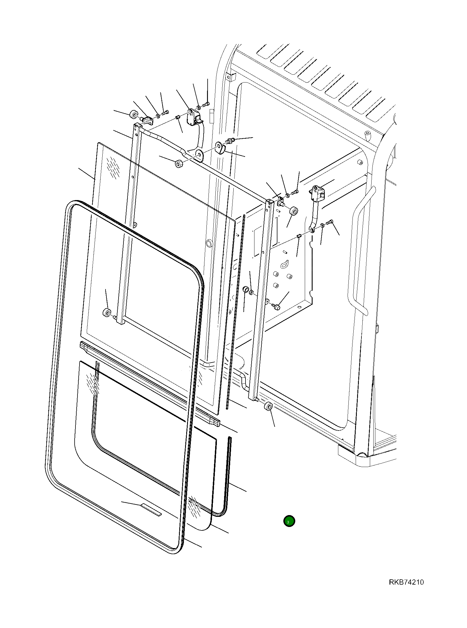 Прокладка 2A1-54-14060 Komatsu
