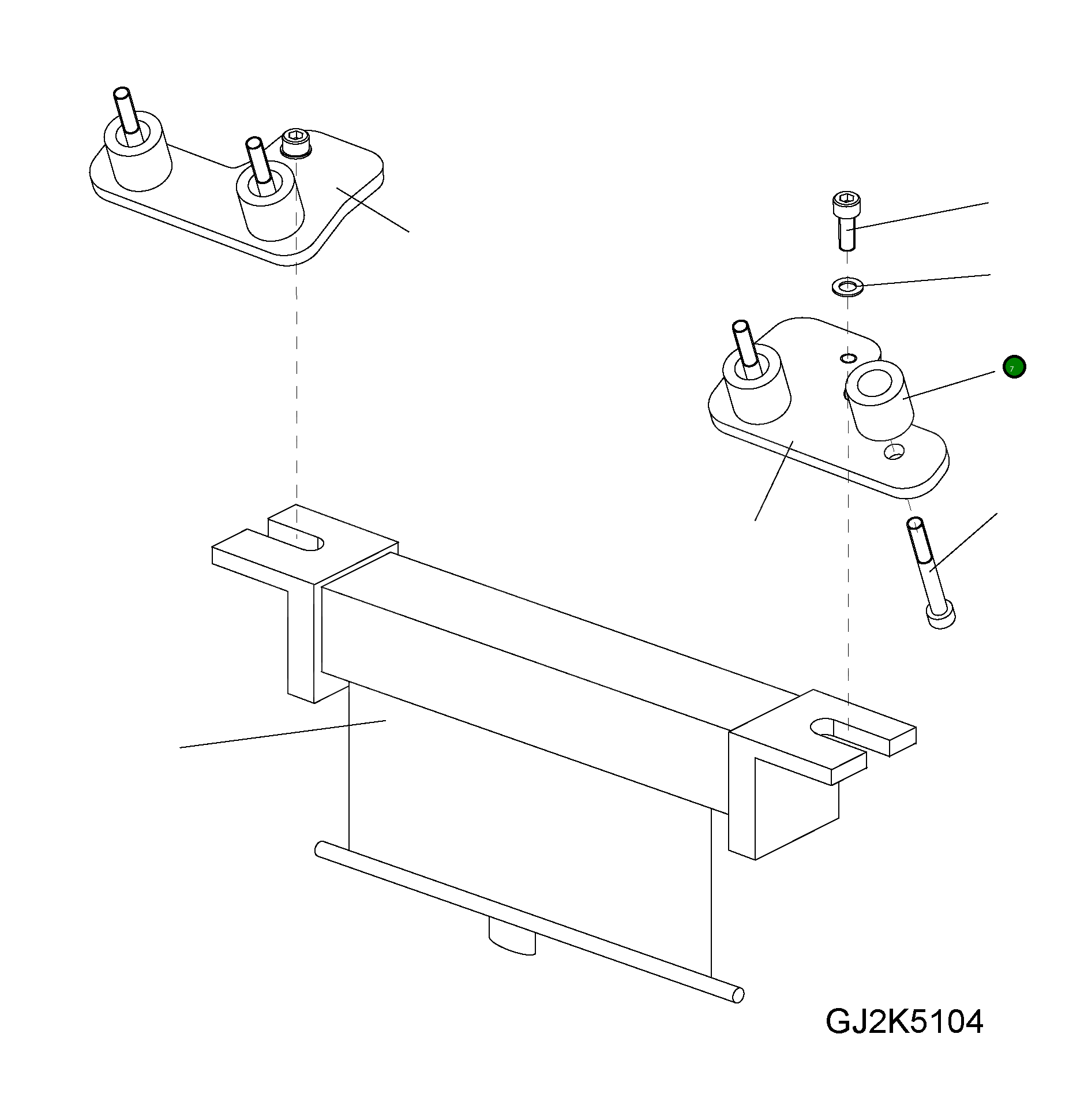 Проставка 418-56-H1940 Komatsu