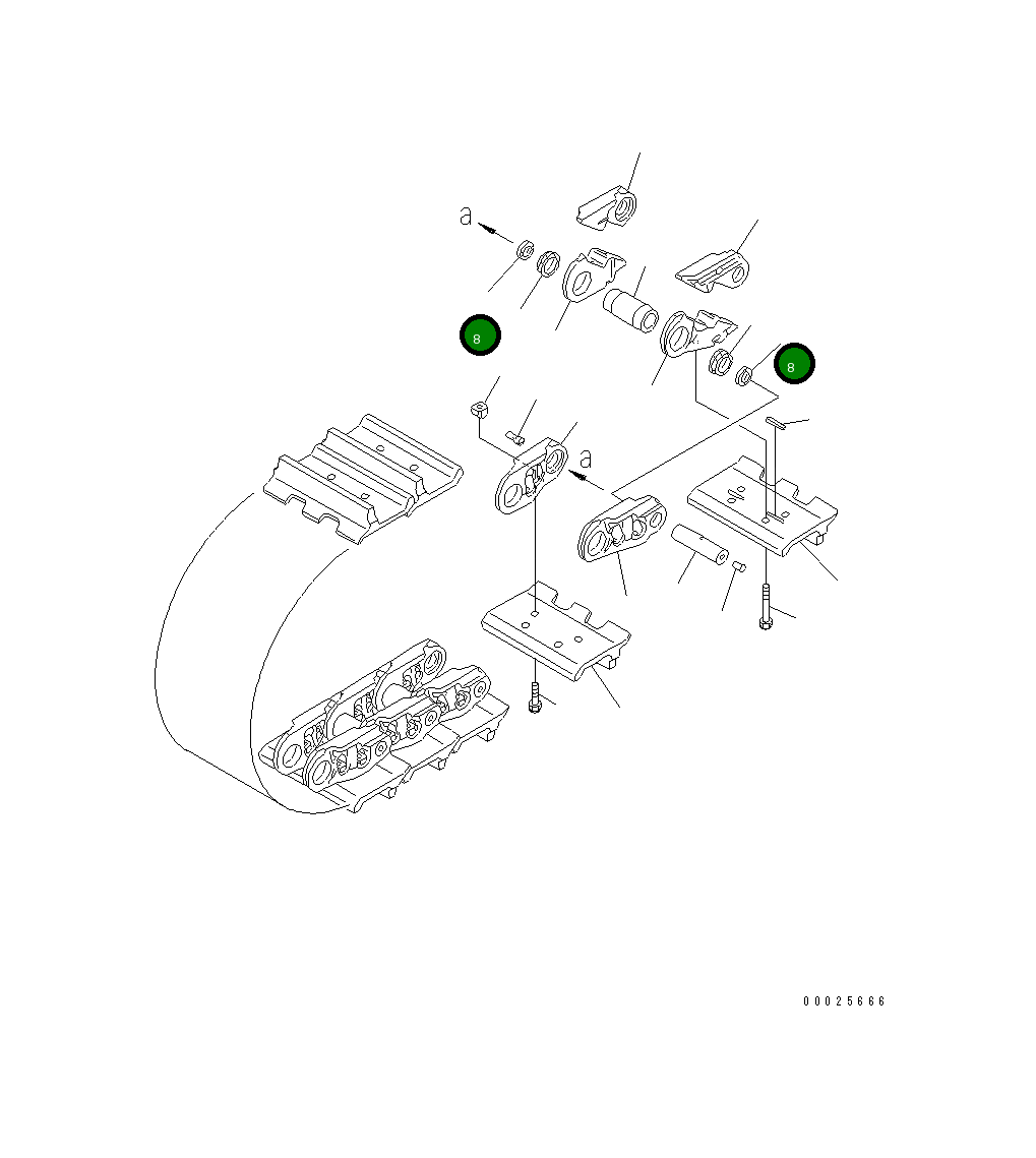 Проставка 198-32-31181 Komatsu