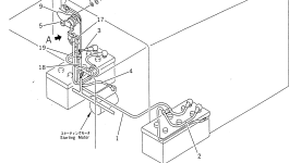 Провод 23A-06-11360 Komatsu