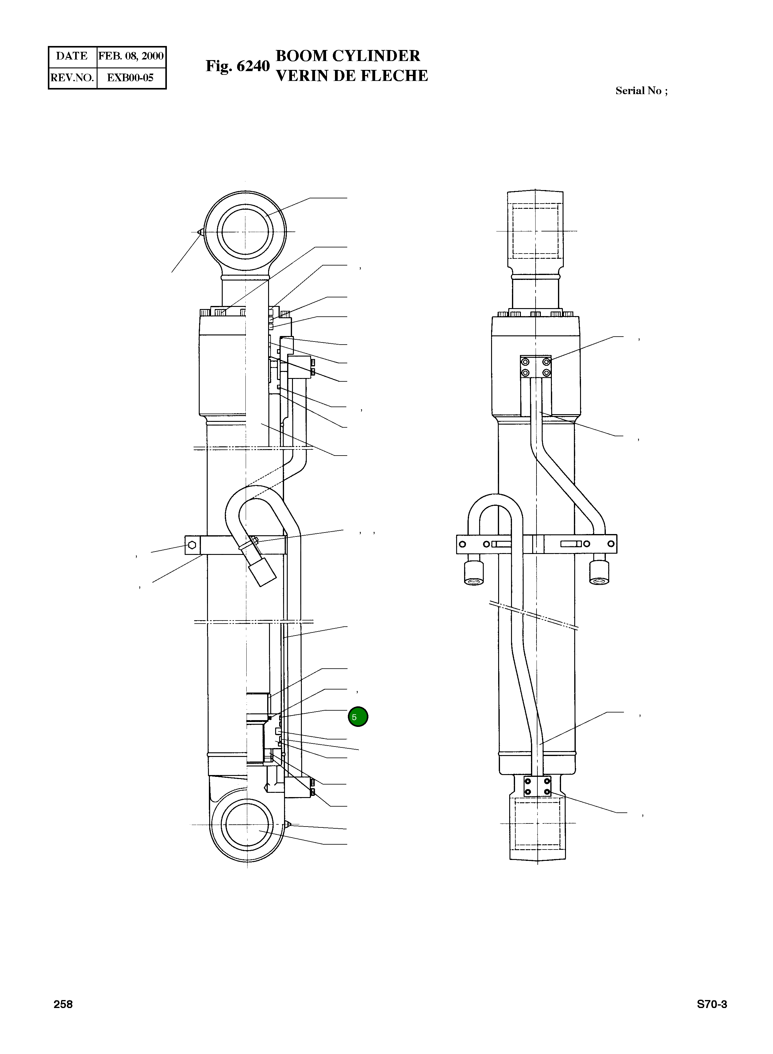 Поршень 03A430-0 Komatsu