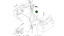 Провод 23C-06-11120 Komatsu