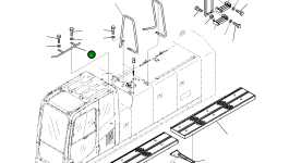 Рукоятка 209-54-45580 Komatsu