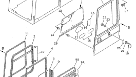 Рама 207-54-54510 Komatsu