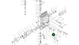 Пробка DK134045-0100 Komatsu