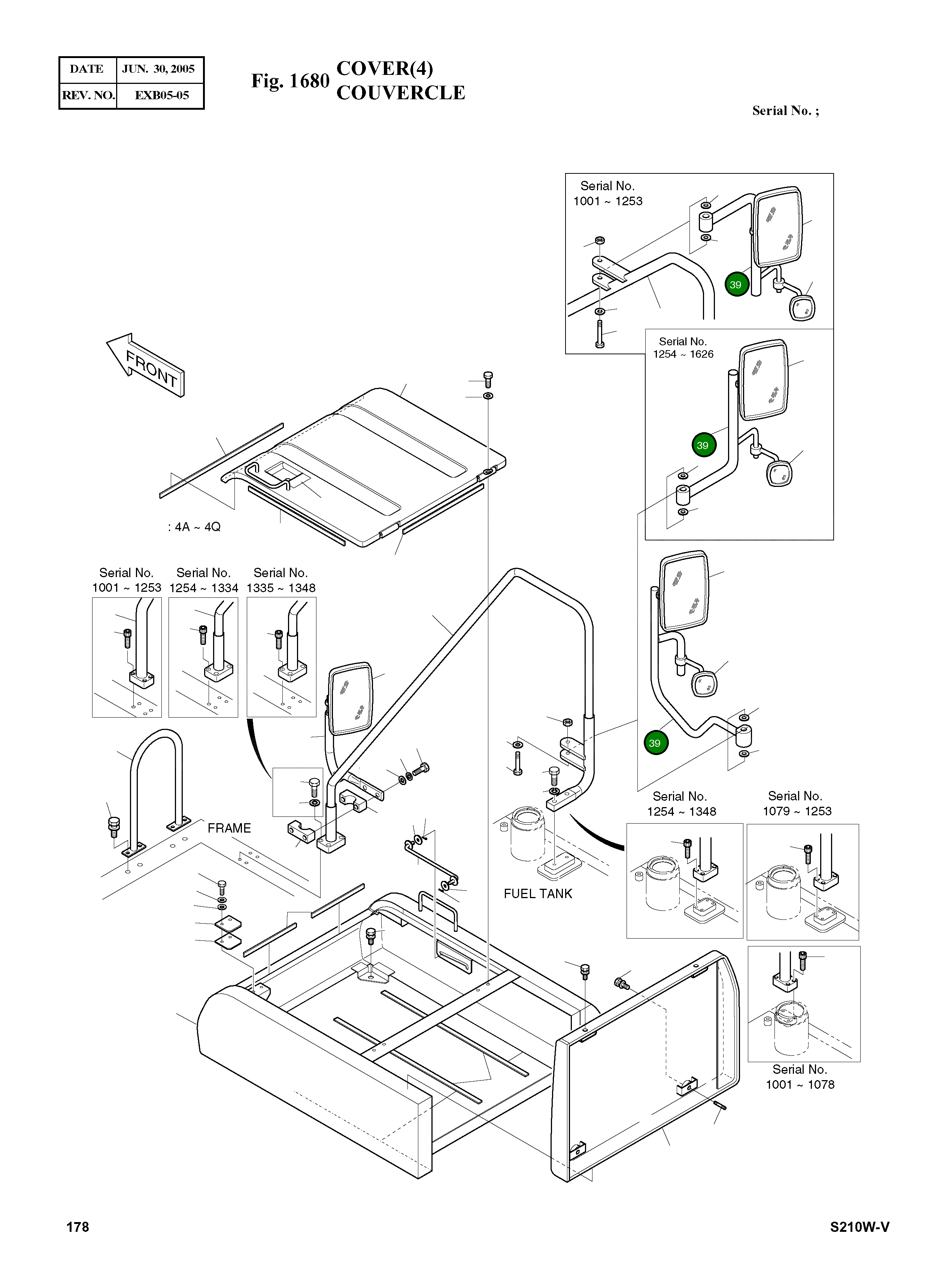 Стойка 145-00095 Komatsu