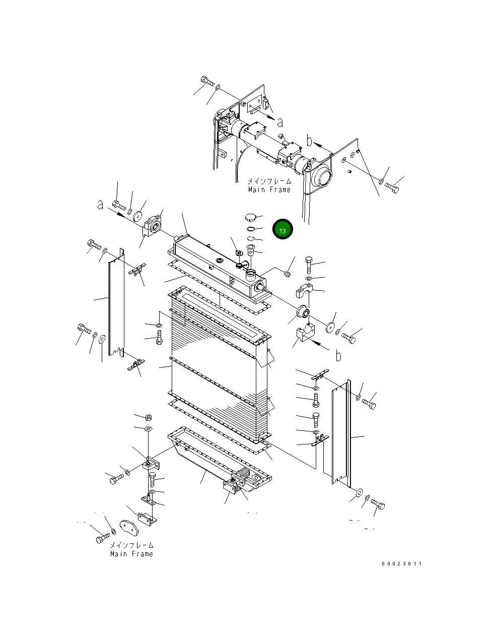Прокладка 195-03-21190 Komatsu