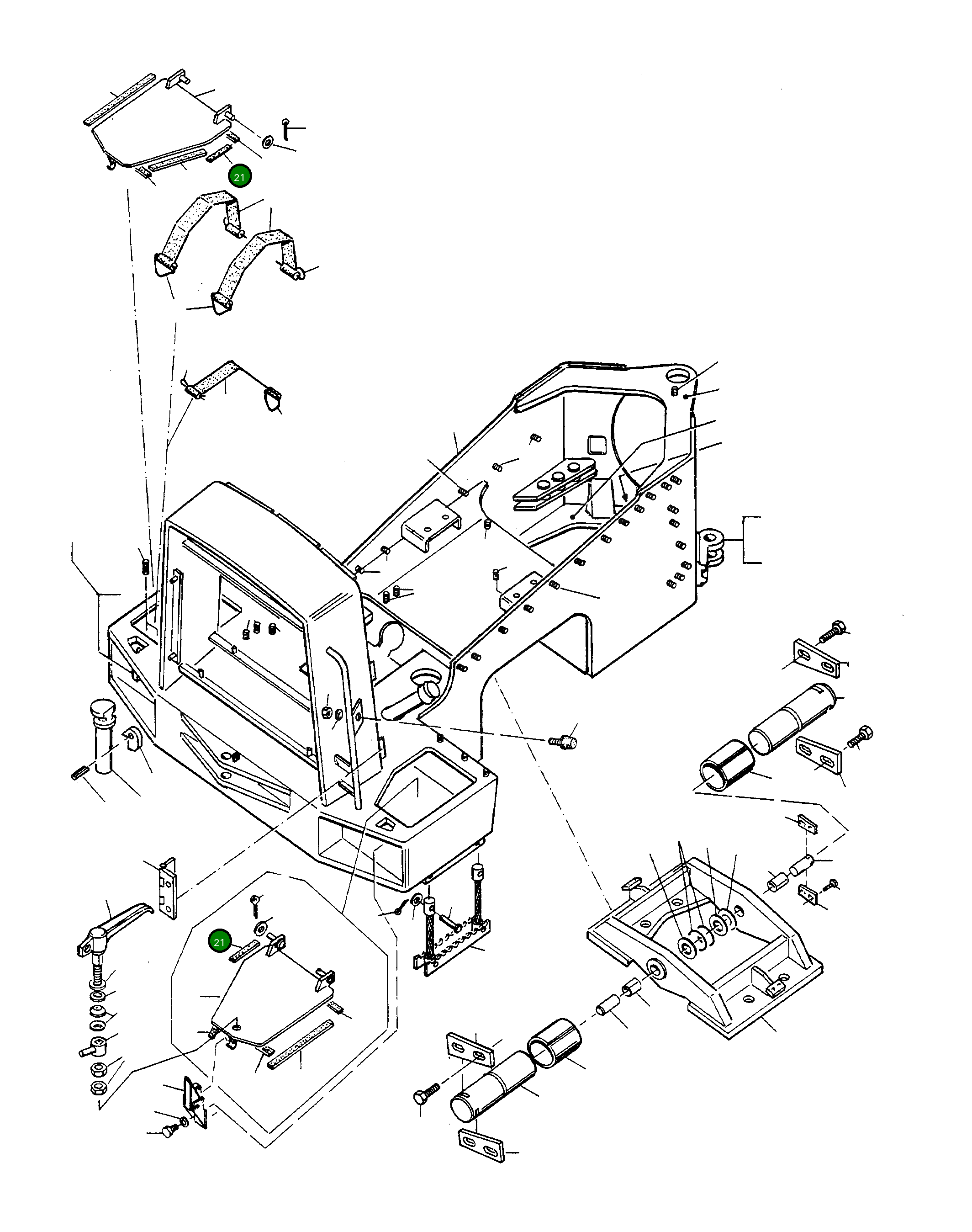 Прокладка 4200858M1 Komatsu