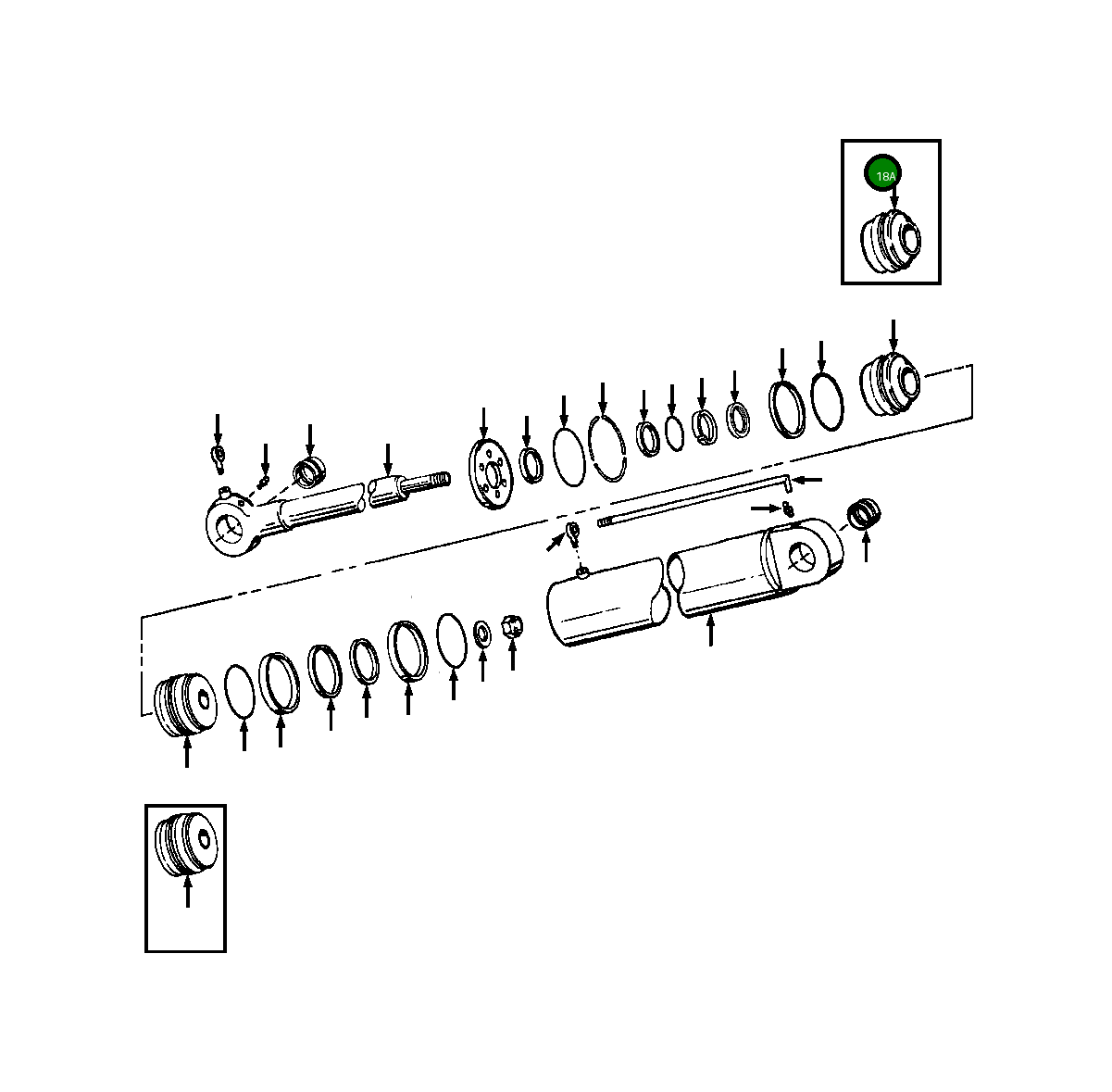 Сальник 666 189 C1 Komatsu