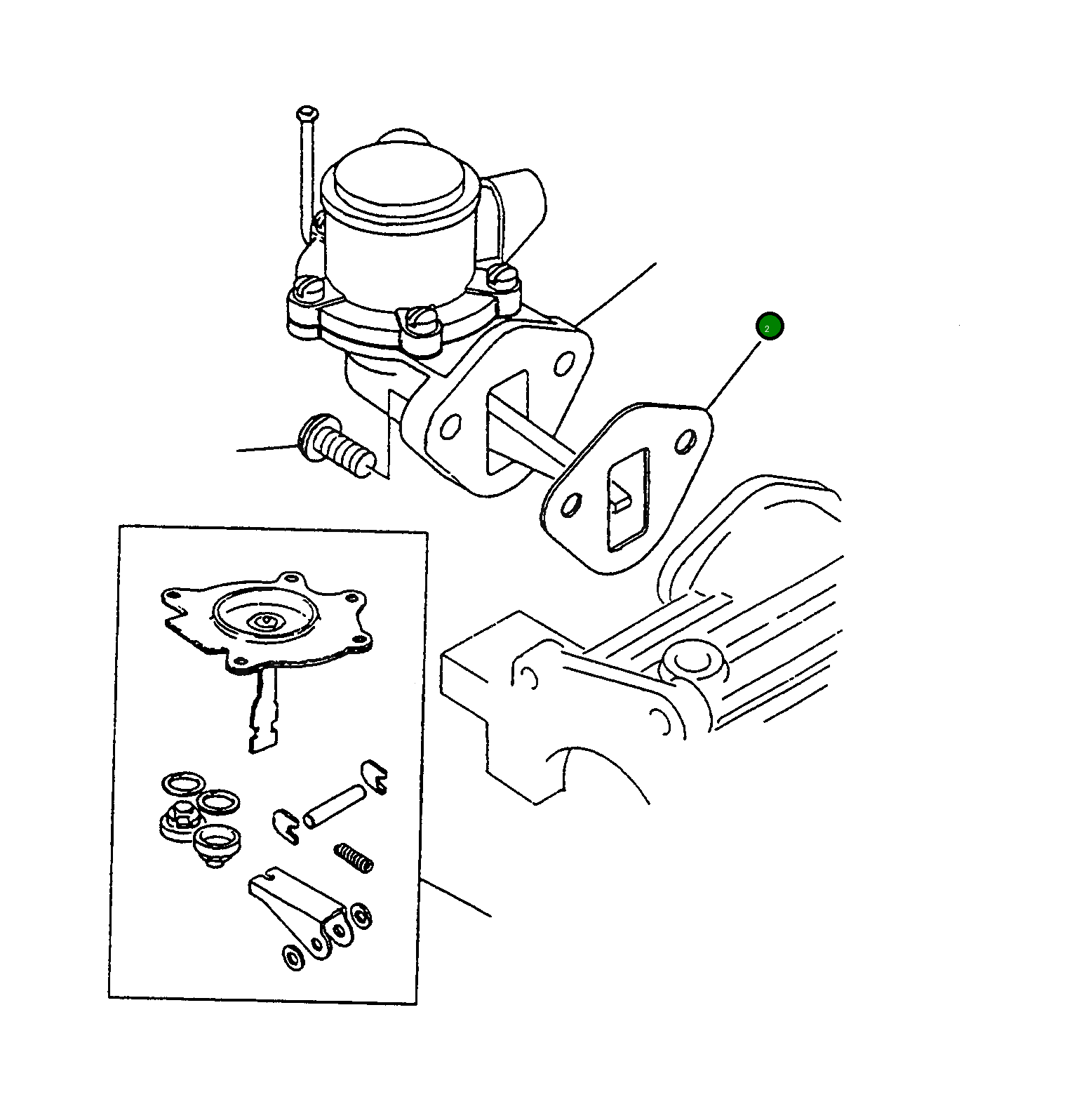 Прокладка 4918147M1 Komatsu