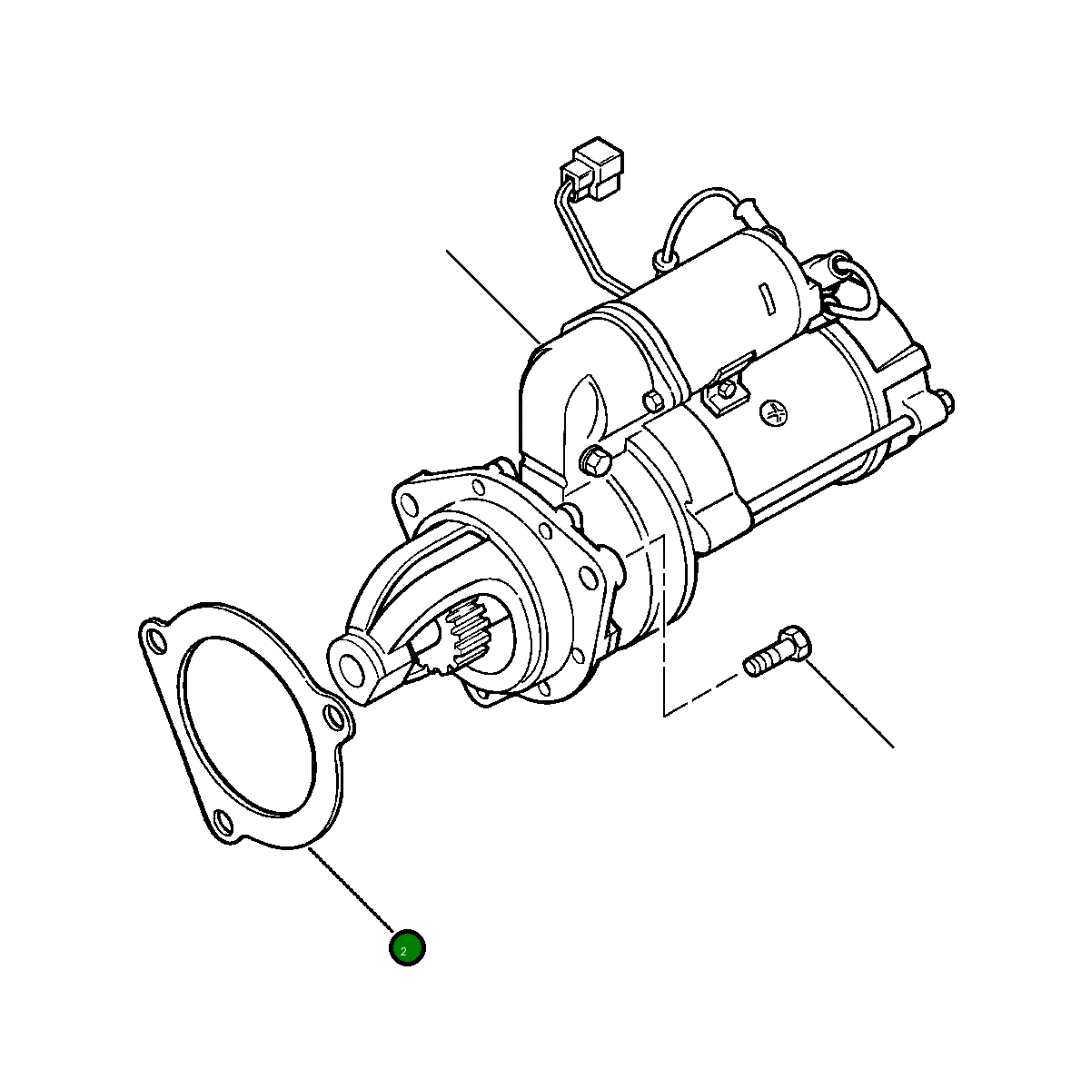 Прокладка 1244 395 H1 Komatsu