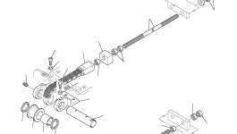 Регулировочная прокладка 395-70-14510 Komatsu