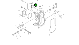 Провод YM22451-060000 Komatsu