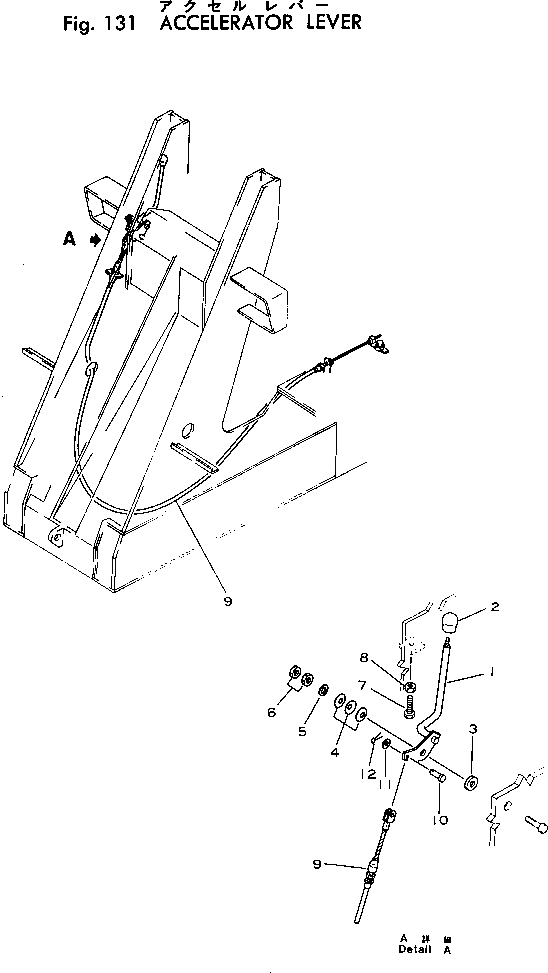 Провод FF7820-43171 Komatsu