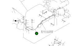 Провод 207-06-61330 Komatsu