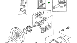Поршень 4906615M91 Komatsu