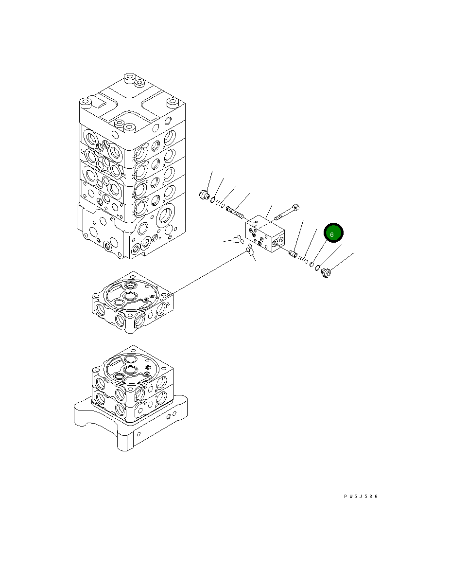 Проставка 723-20-95140 Komatsu