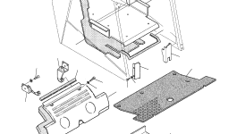 Панель, правая 338805060 Komatsu