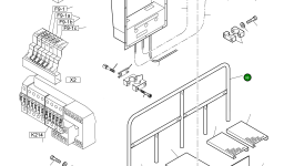 Рельс 954 332 40 Komatsu