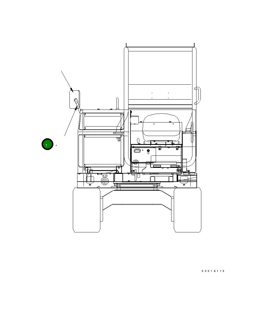 Стойка 10P-54-11372 Komatsu