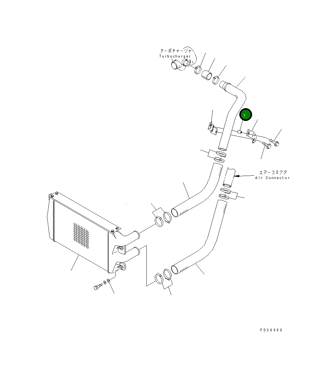 Проставка 6134-11-5120 Komatsu