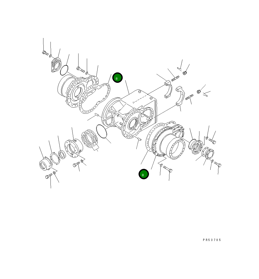 Прокладка 234-22-31130 Komatsu