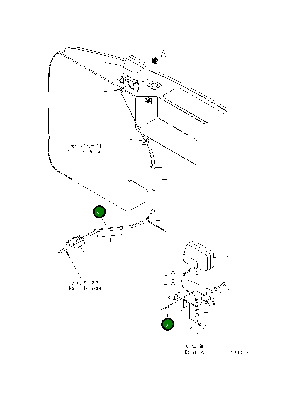 Провод 20Y-06-31670 Komatsu