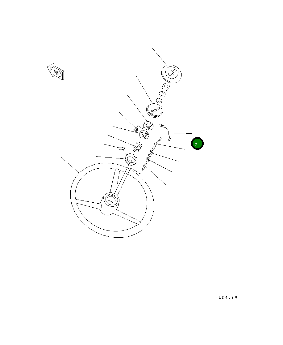 Провод 569-40-12170 Komatsu
