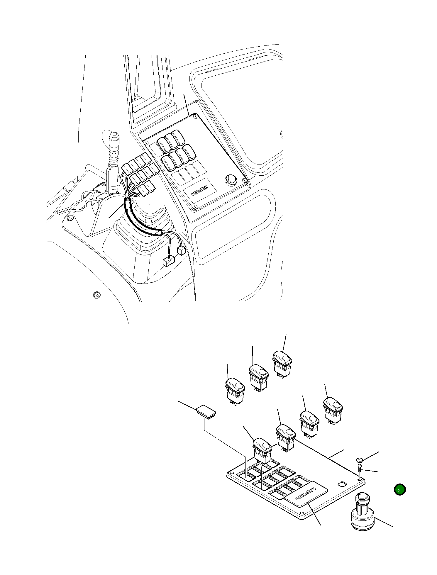 Панель 42N-06-11680 Komatsu