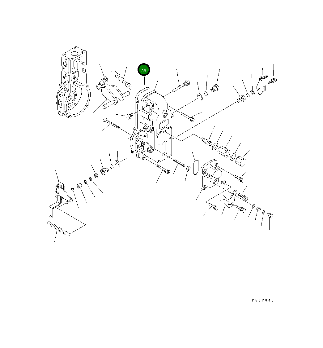 Прокладка DK154390-0300 Komatsu