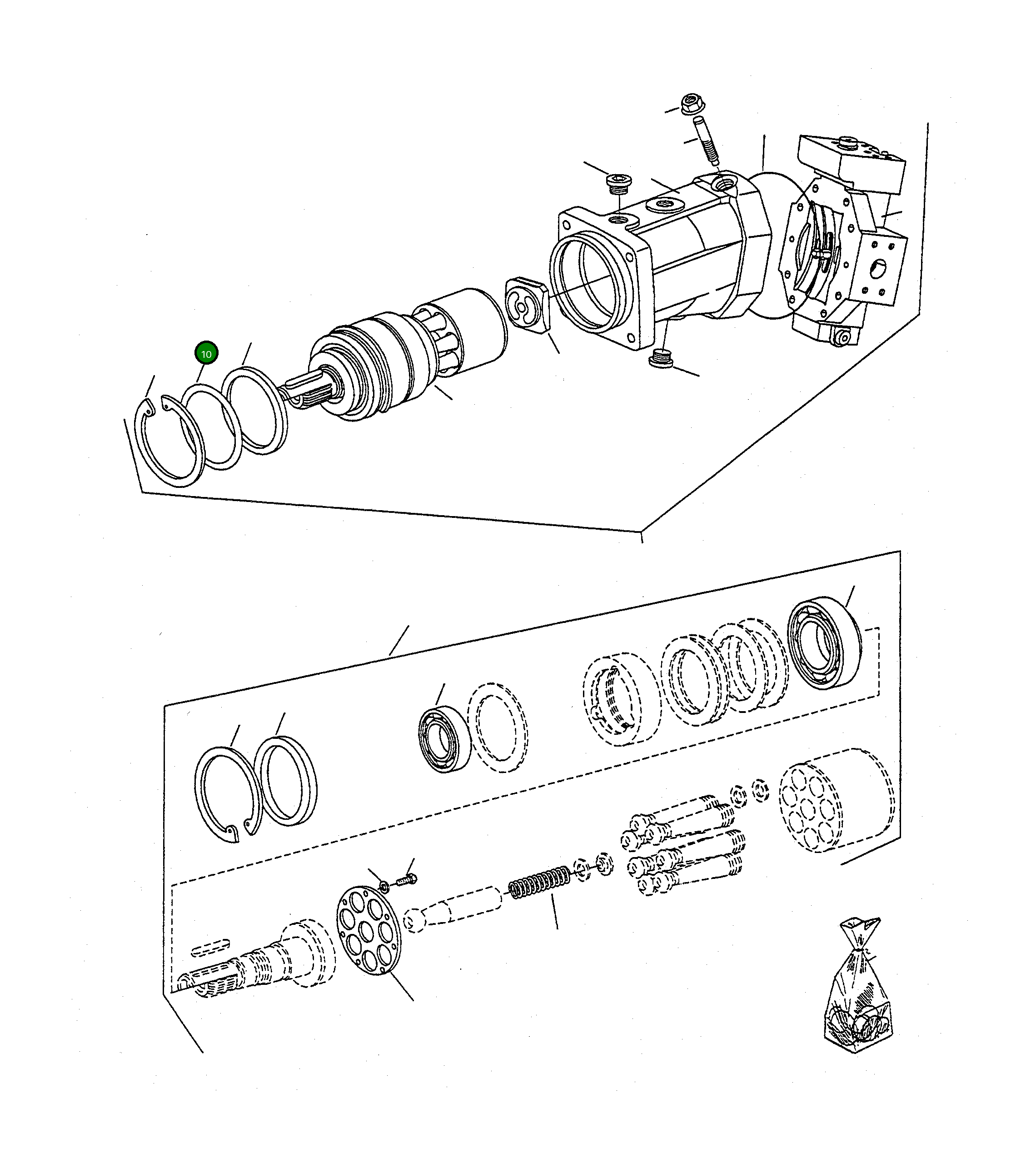 Регулировочная прокладка 4920047M1 Komatsu