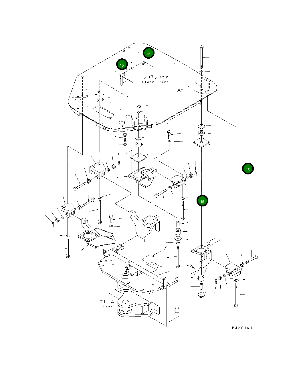 Стойка 203-54-56910 Komatsu