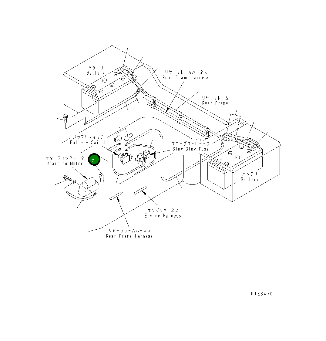 Провод 425-06-22530 Komatsu