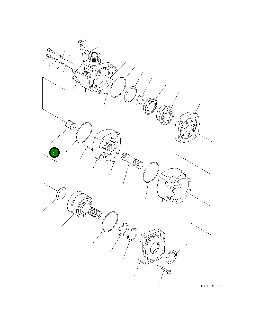 Привод ST8510 Komatsu