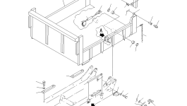 Рама 13S-70-13260 Komatsu