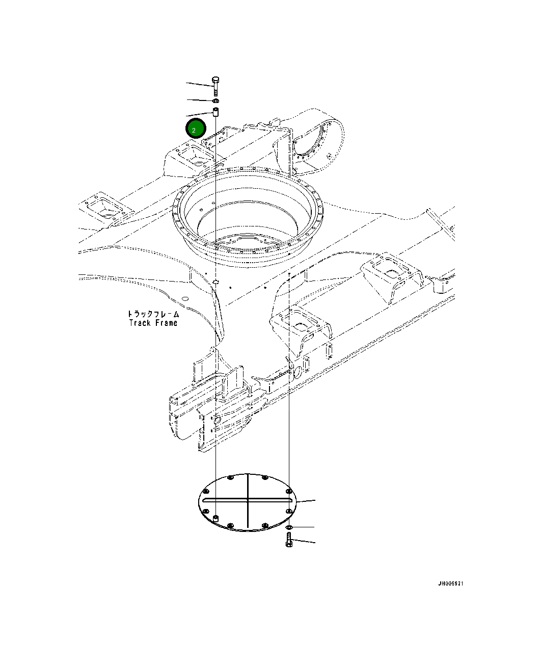 Проставка 20Y-30-82610 Komatsu