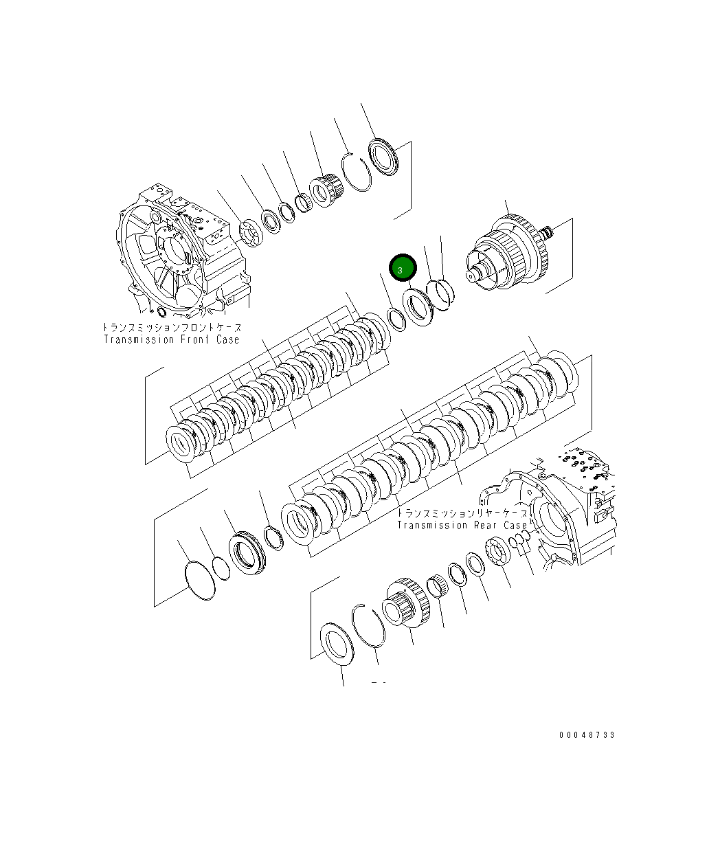 Поршень 56D-15-22690 Komatsu