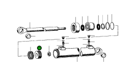 Поршень 77 007 Komatsu