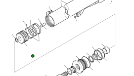 Поршень 707-36-12630 Komatsu