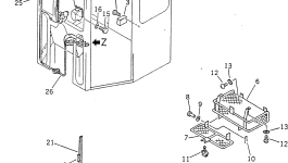 Полка 232-855-1341 Komatsu