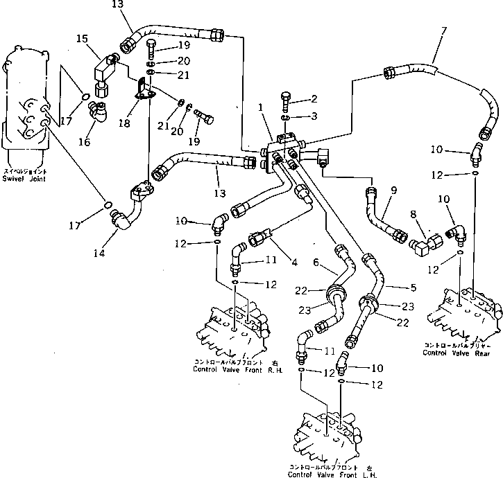 Шланг 20T-62-58511 Komatsu