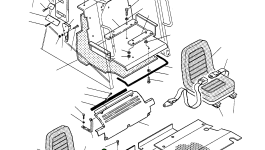 Панель, правая 334405072 Komatsu