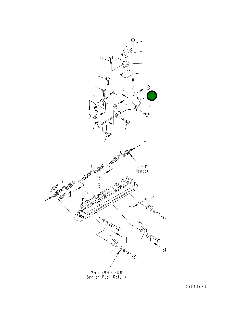 Провод 6215-81-8260 Komatsu